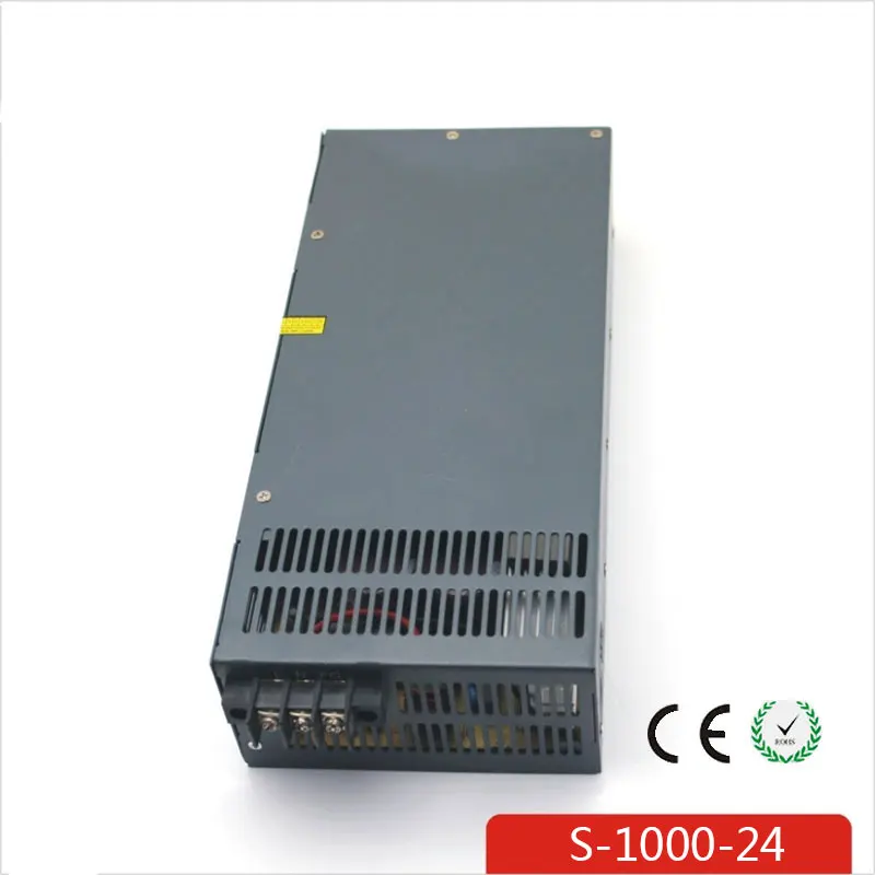 CE Soro 110V вход 1000W 24V 42A источник питания с одним выходом импульсный источник питания для светодиодной полосы света AC в DC UPS ac-dc
CE Soro 110V вход 1000W 24V 42A источник питания с одним выходом импульсный источник питания для светодиодной полосы света AC в DC UPS ac-dc