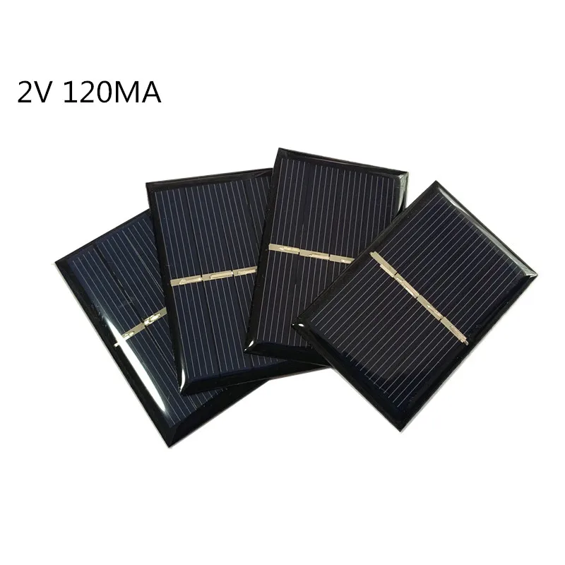 1pc Mini Poly Solar Panel 2V 130MA for Mini solar panel charging and generating electricity 58*38MM
1pc Mini Poly Solar Panel 2V 130MA for Mini solar panel charging and generating electricity 58*38MM