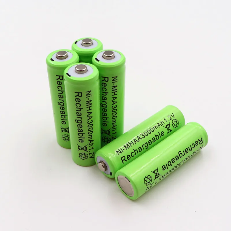10PCS New AA Rechargeable Battery NiMH 1.2V 3000mAh Electric Toy Remote Control Shaver + USB Smart / AAA Charger | Электроника