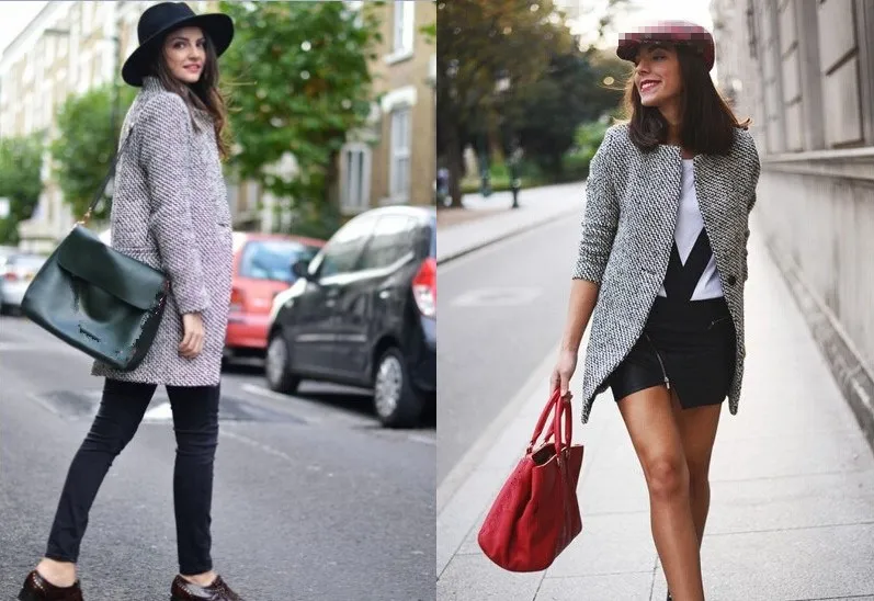 Nice Women Autumn New Winter Long Coat Fashion Female Plaid Woolen Jacket Loose Tweed Outwear Wind Coat
Nice Women Autumn New Winter Long Coat Fashion Female Plaid Woolen Jacket Loose Tweed Outwear Wind Coat