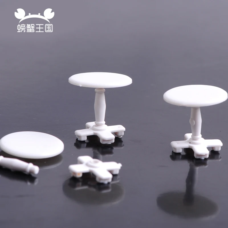 10pcs 1:50 Dollhouse mini Furniture Miniature Doll accessories Plastic Round table Interior Scene Model Decoration
10pcs 1:50 Dollhouse mini Furniture Miniature Doll accessories Plastic Round table Interior Scene Model Decoration