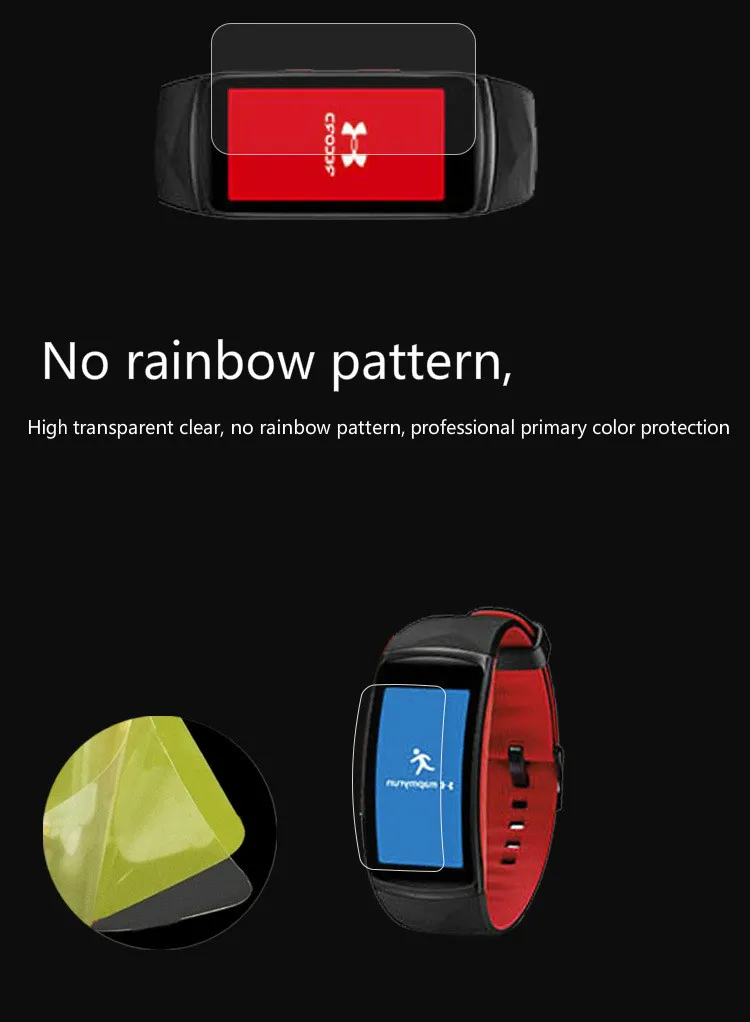 For Samsung Gear Fit2 Pro Smart Bracelet HD Screen TPU Explosion-proof Film Protective Film
For Samsung Gear Fit2 Pro Smart Bracelet HD Screen TPU Explosion-proof Film Protective Film