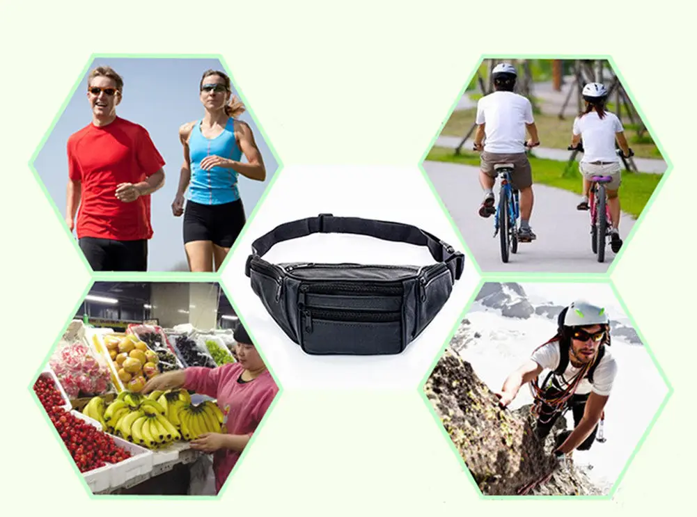 Men's PU Black Waist Fanny Leather Messenger Shoulder Bag Sling Chest Pack Belt Money Bag Travel Sport Hip Pouch Travel Purse
Men's PU Black Waist Fanny Leather Messenger Shoulder Bag Sling Chest Pack Belt Money Bag Travel Sport Hip Pouch Travel Purse