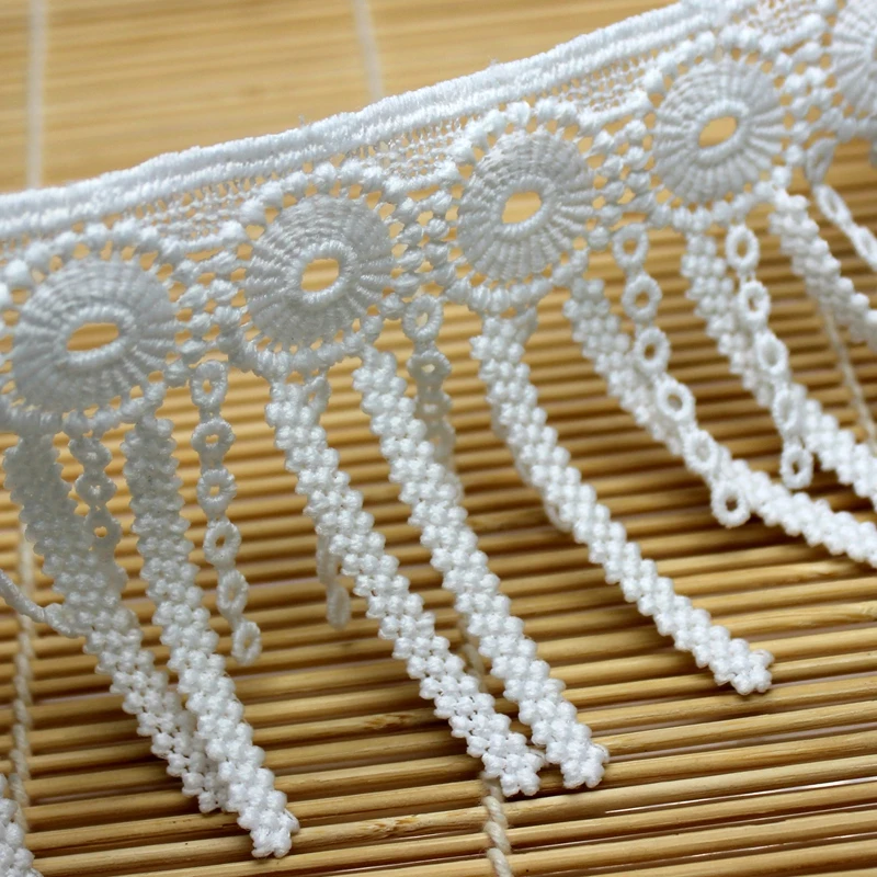 Cusack 3 meter 8 cm Tassel Lace Trims for Dress Costume Trimmings Sewing Lace Fabric Ivory Black
Cusack 3 meter 8 cm Tassel Lace Trims for Dress Costume Trimmings Sewing Lace Fabric Ivory Black
