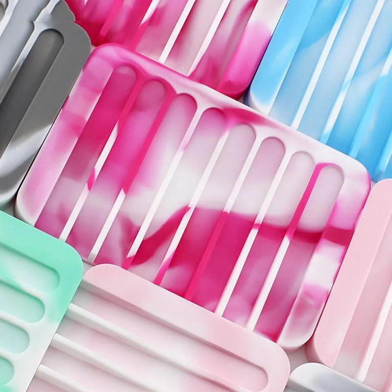 Silicone Soap Holder Anti-slip Flexible Soap Dish Plate Holder Tray Draining Soapbox Bathroom Tool Camouflage Color
Silicone Soap Holder Anti-slip Flexible Soap Dish Plate Holder Tray Draining Soapbox Bathroom Tool Camouflage Color