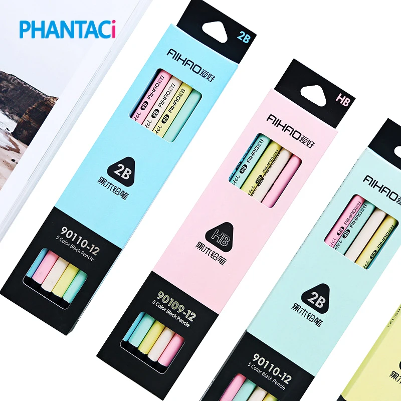 12 Pcs/Lot Candy Color Pencil Black Wood Standard 2B Macaron Pencils For Writing Drawing Lapis De Cor Stationery Office School
12 Pcs/Lot Candy Color Pencil Black Wood Standard 2B Macaron Pencils For Writing Drawing Lapis De Cor Stationery Office School