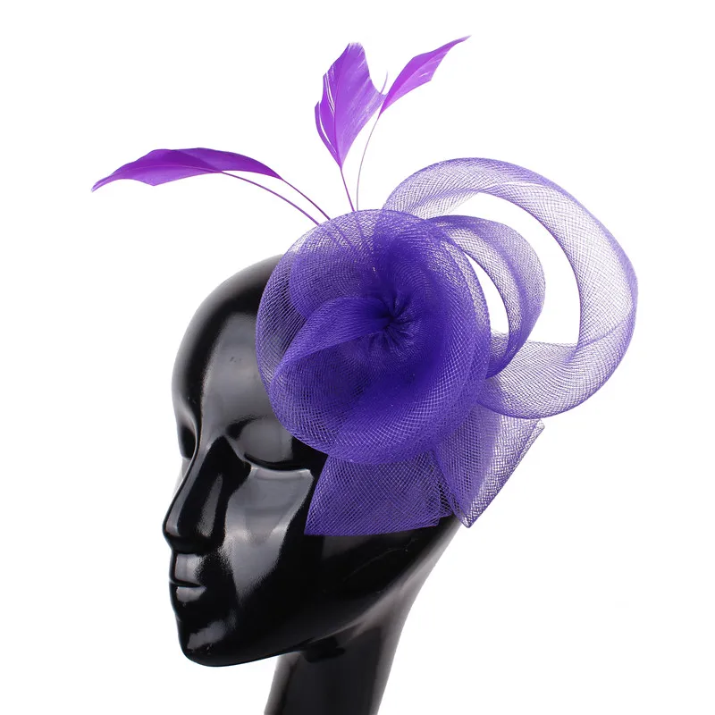 Multiple Color Crinoline Headwear Headband Hat Fascinator Feather Married Mesh Church Show Hair Accessories Church Hats Women
Multiple Color Crinoline Headwear Headband Hat Fascinator Feather Married Mesh Church Show Hair Accessories Church Hats Women