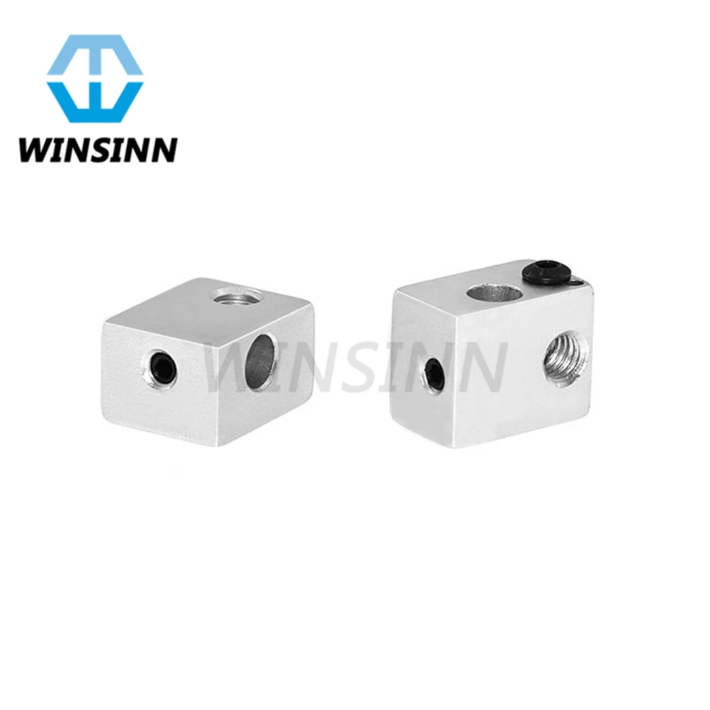 Upgrade V6 Heater Block Aluminum Heat Block For V6 J-Head 3D Printer Extruder Hotend RepRap Bowden
Upgrade V6 Heater Block Aluminum Heat Block For V6 J-Head 3D Printer Extruder Hotend RepRap Bowden
