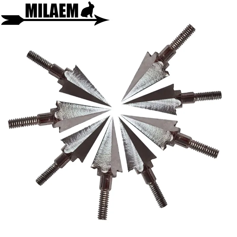 3/6/12pcs 108Gr Archery Arrowhead Stainless Steel Broadhead Target Point Tips Shooting Hunting Arrow Accessories
3/6/12pcs 108Gr Archery Arrowhead Stainless Steel Broadhead Target Point Tips Shooting Hunting Arrow Accessories