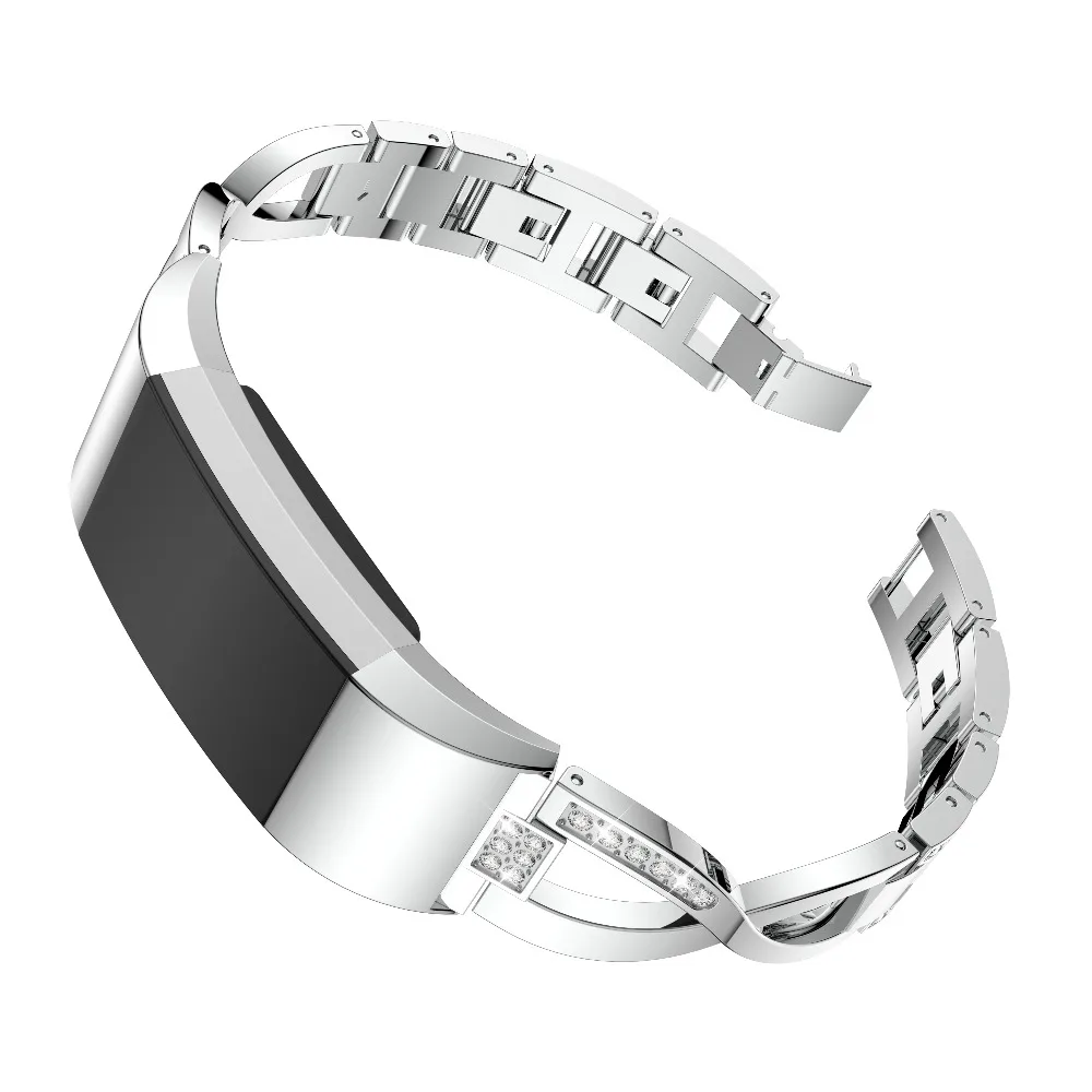 Luxury Crystal Watch Band Wrist Strap For Fitbit charge 2 Smart Watch Replacement wristband For charge2 Straps with Rhinestone
Luxury Crystal Watch Band Wrist Strap For Fitbit charge 2 Smart Watch Replacement wristband For charge2 Straps with Rhinestone