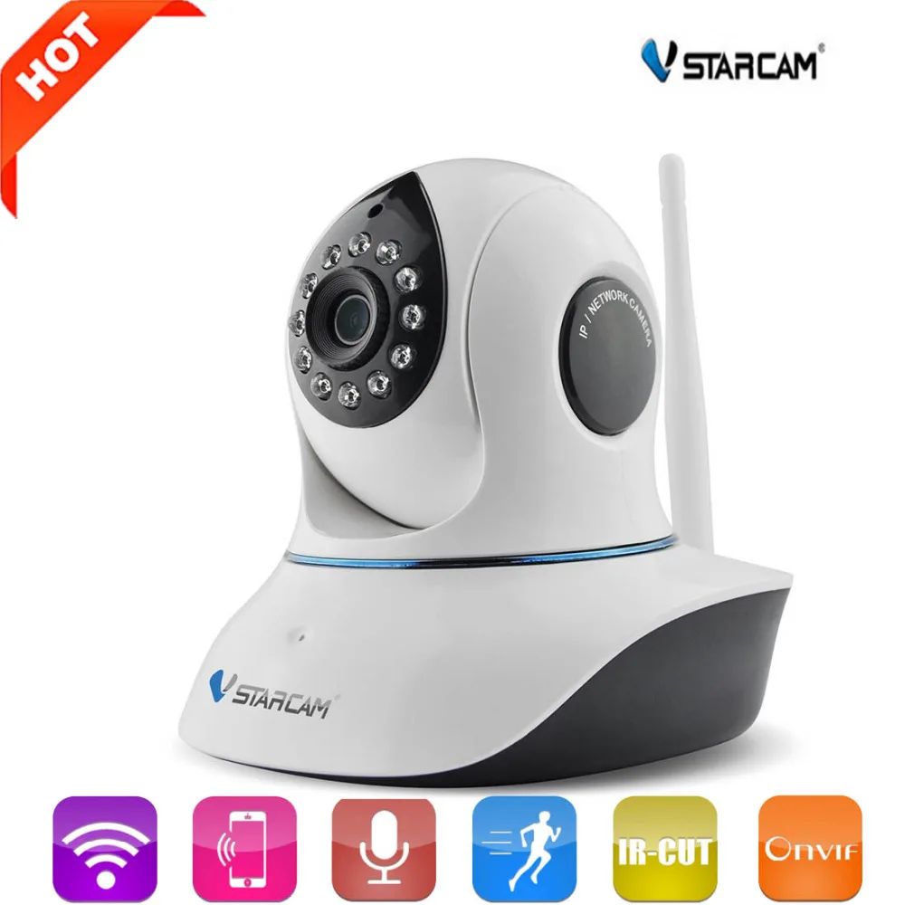Vstarcam C38S FHD 1080P Wireless Home Security Digital ONVIF Wifi P2P IR-Cut H.264 CCTV IP Camera
Vstarcam C38S FHD 1080P Wireless Home Security Digital ONVIF Wifi P2P IR-Cut H.264 CCTV IP Camera