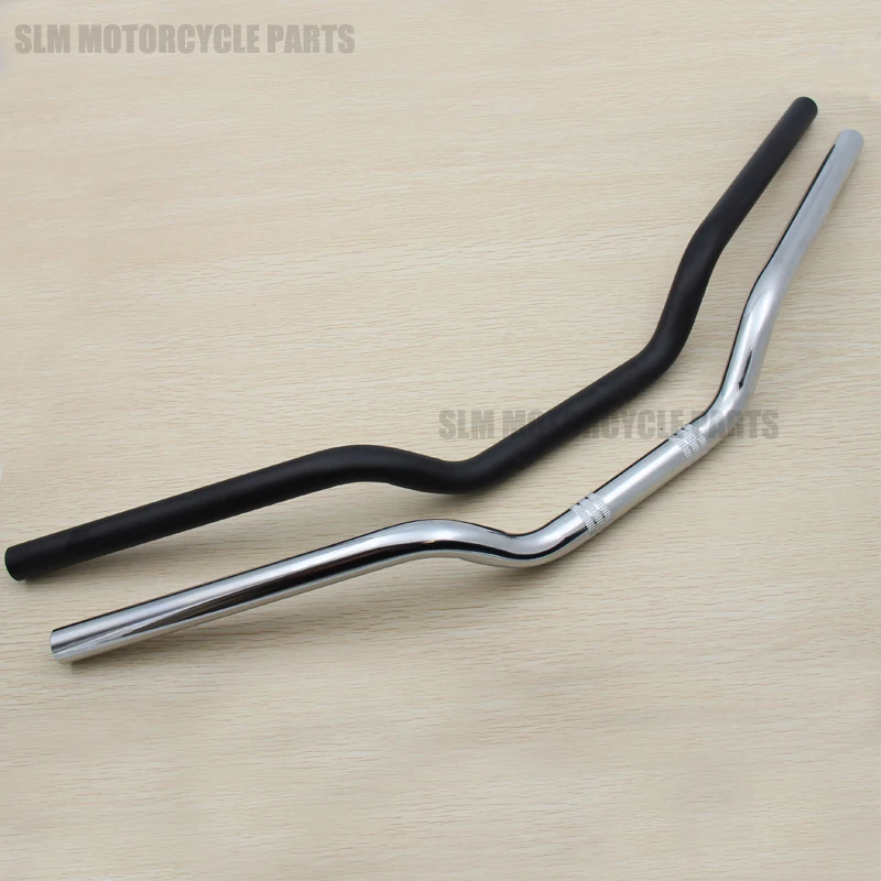1pcs Motorcycle handlebar 22mm handle Vintage motorcycle accessories Black and silver optional 
1pcs Motorcycle handlebar 22mm handle Vintage motorcycle accessories Black and silver optional