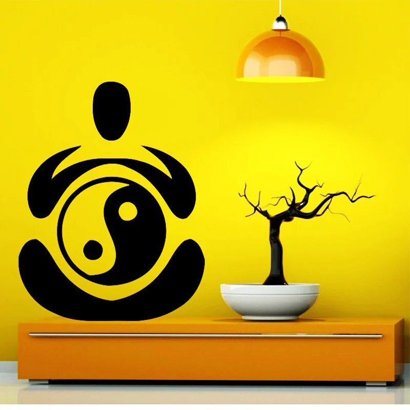 Yoga Vinyl Wall Decal Yoga Pose Yin Yang Buddha Mural Art Wall Sticker Yoga Studio Beauty Salon Bedroom Decoration
Yoga Vinyl Wall Decal Yoga Pose Yin Yang Buddha Mural Art Wall Sticker Yoga Studio Beauty Salon Bedroom Decoration