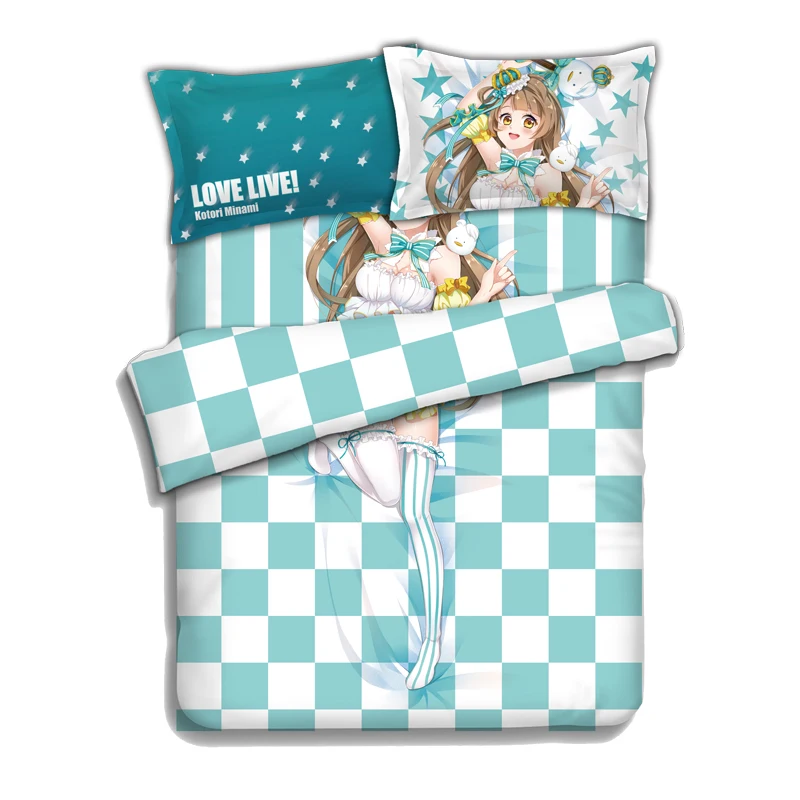 LoveLive! Kotori Minami Anime Bedding Sheet Bedding Sets Bedcover Pillow Case 4PCS
LoveLive! Kotori Minami Anime Bedding Sheet Bedding Sets Bedcover Pillow Case 4PCS