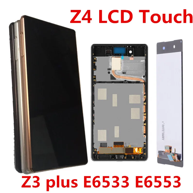 Touch Screen For Sony Xperia Z3 Plus Z4 E6533 E6553 LCD Display Digitizer Sensor Glass Panel Assembly Replacement with Frame
Touch Screen For Sony Xperia Z3 Plus Z4 E6533 E6553 LCD Display Digitizer Sensor Glass Panel Assembly Replacement with Frame