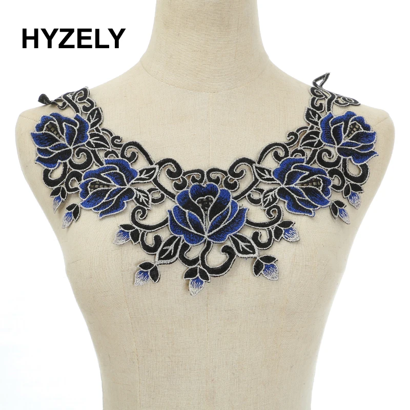 Hot Sale 1 Piece Blue Exquisite Classic National Style Embroidery Lace Collar Fake Neckline Lace Applique Sewing Trims NL023BLU
Hot Sale 1 Piece Blue Exquisite Classic National Style Embroidery Lace Collar Fake Neckline Lace Applique Sewing Trims NL023BLU