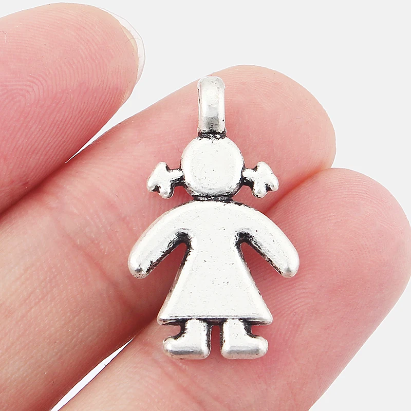 10pcs Cute Boy and Girl Charms Pendant DIY Jewelry Accessories Making Finding 16x27mm
10pcs Cute Boy and Girl Charms Pendant DIY Jewelry Accessories Making Finding 16x27mm