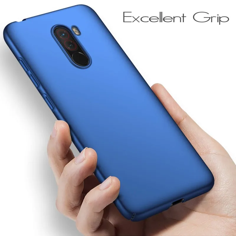 Case For Xiaomi Pocophone F1 Cover Slim Shockproof 360 Full Body Hard Plastic for POCO Fundas Shell | Мобильные телефоны и