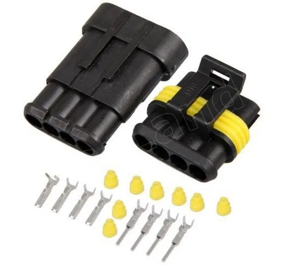best price sale 5 Sets NEW Car Auto 4 Pin Way Sealed Waterproof Electrical Wire Connector Plug Set free shipping
best price sale 5 Sets NEW Car Auto 4 Pin Way Sealed Waterproof Electrical Wire Connector Plug Set free shipping