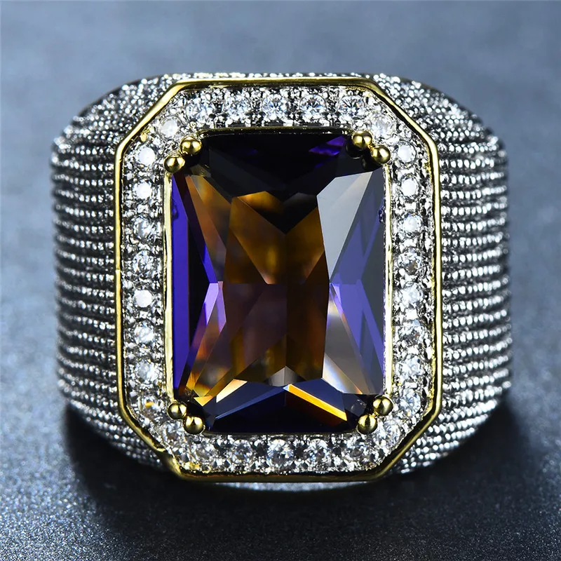 Обручальное кольцо для мужчин и женщин обручальное с кристаллом из циркония