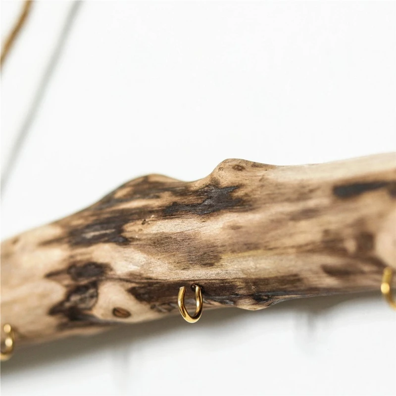 15-Inch Natural Driftwood Branches Wall Hanging Key Jewelry Door Hook Organizer with 5-Hook
15-Inch Natural Driftwood Branches Wall Hanging Key Jewelry Door Hook Organizer with 5-Hook