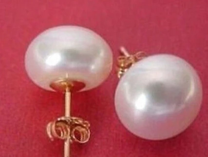 ry00493 Wedding jewelry 11-12mm White Freshwater Cultured Pearl Stud Earrings 5.6
ry00493 Wedding jewelry 11-12mm White Freshwater Cultured Pearl Stud Earrings 5.6