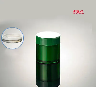 NEW 50G green double wall cream bottle cosmetic container cream jar Cosmetic Jar Cosmetic Packaging high quality
NEW 50G green double wall cream bottle cosmetic container cream jar Cosmetic Jar Cosmetic Packaging high quality