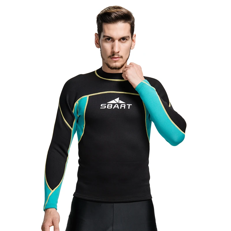 SBART 2MM Wetsuit Shirt Mens Neoprene T Shirts Surfing Wetsuits Top Men Diving Swimming T-shirt Surf Long Sleeve Rashguard Q739
SBART 2MM Wetsuit Shirt Mens Neoprene T Shirts Surfing Wetsuits Top Men Diving Swimming T-shirt Surf Long Sleeve Rashguard Q739