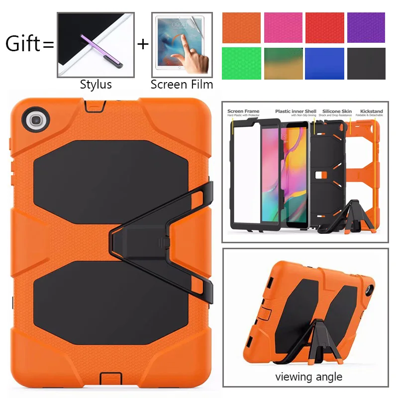 Tablet Shockproof Heavy Duty Armor Case For Samsung Galaxy Tab A 10.1 2019 T510 T515 SM-T515 SM-T510 Soft Silicone Cover Funda
Tablet Shockproof Heavy Duty Armor Case For Samsung Galaxy Tab A 10.1 2019 T510 T515 SM-T515 SM-T510 Soft Silicone Cover Funda