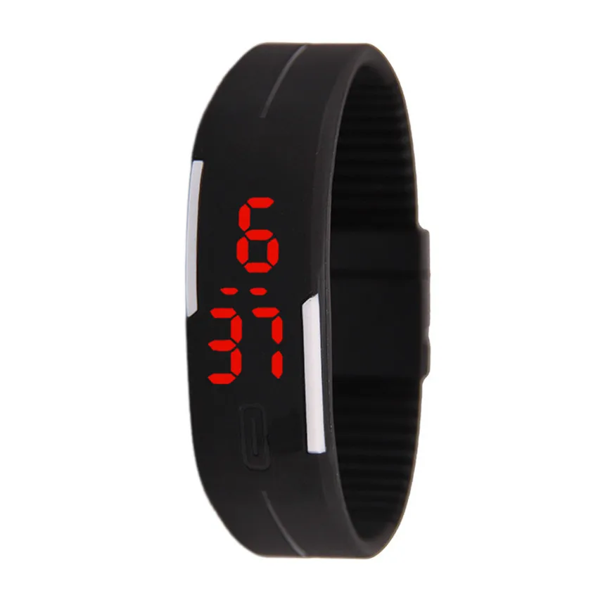 Fashion Men Women Sports Bracelet Watches LED Electronic Digital Candy Color Silicone Wrist Watch Gift for Children Kids D20
Fashion Men Women Sports Bracelet Watches LED Electronic Digital Candy Color Silicone Wrist Watch Gift for Children Kids D20