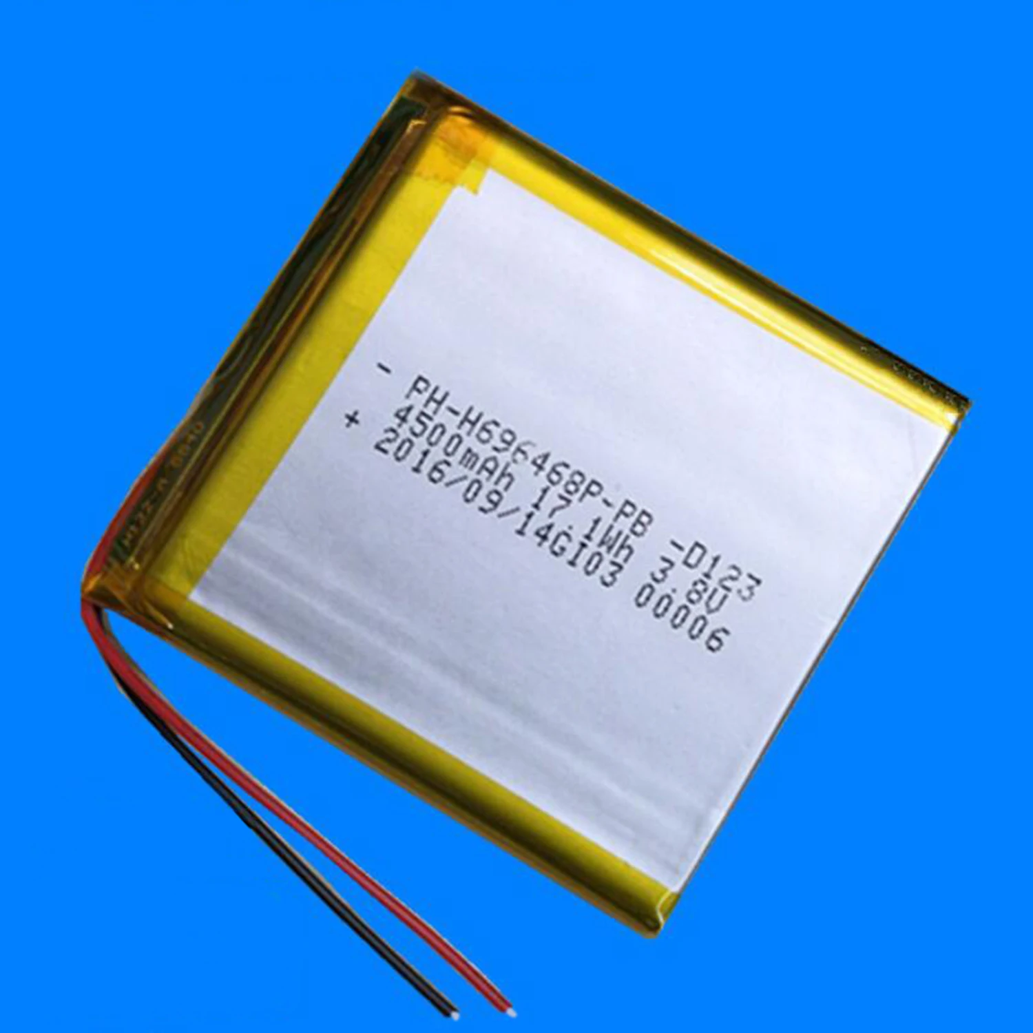 3.8V 4500mAh Rechargeable li Polymer Li-ion battery For powerbank Three anti-phone 696468 706570
3.8V 4500mAh Rechargeable li Polymer Li-ion battery For powerbank Three anti-phone 696468 706570