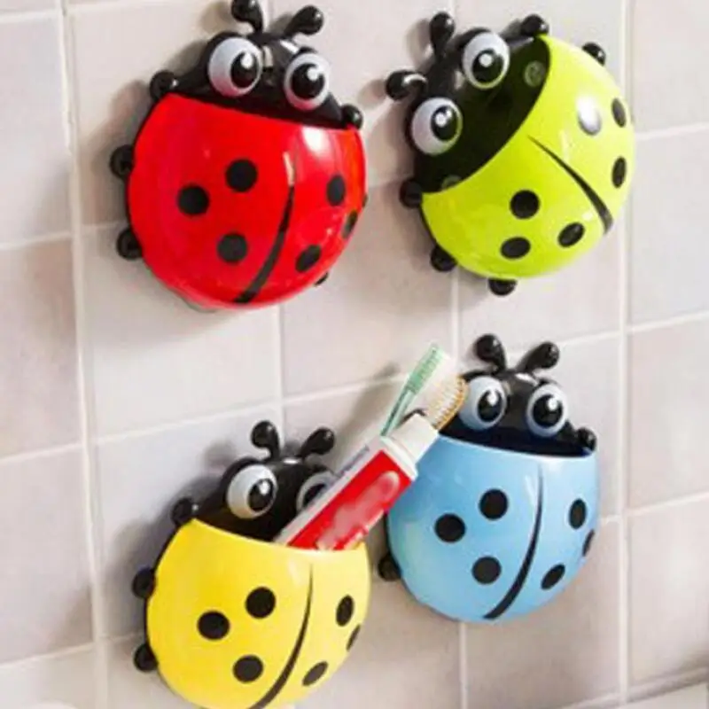 Beetle Toothbrush Toothpaste Holder Bathroom Shelves Pencil/pen Holder Mix Colors Storage Holders & Racks LX4731
Beetle Toothbrush Toothpaste Holder Bathroom Shelves Pencil/pen Holder Mix Colors Storage Holders & Racks LX4731
