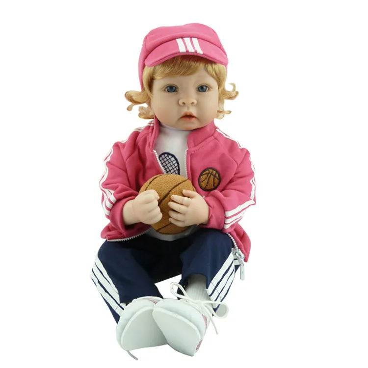 22 Inch Soft Vinyl Silicone Reborn Baby Dolls Real Alive Sports Newborn Baby Dolls Toy Gift for Girls Christmas New Year Gifts
22 Inch Soft Vinyl Silicone Reborn Baby Dolls Real Alive Sports Newborn Baby Dolls Toy Gift for Girls Christmas New Year Gifts