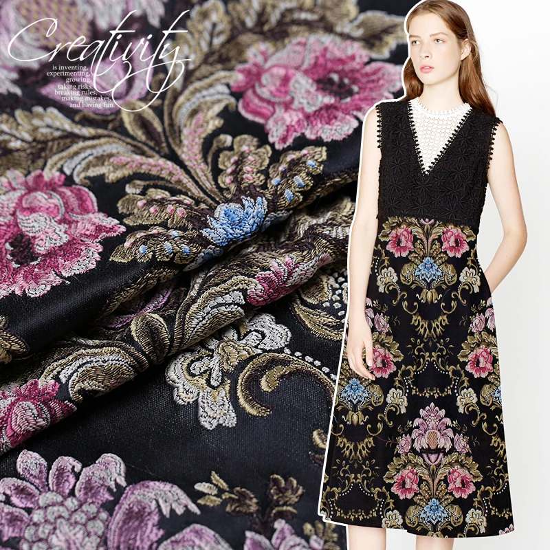 Limited hot sale fashion France imported jacquard tapestry satin fabric for dress coat crisp tissu au meter bright cloth DIY
Limited hot sale fashion France imported jacquard tapestry satin fabric for dress coat crisp tissu au meter bright cloth DIY