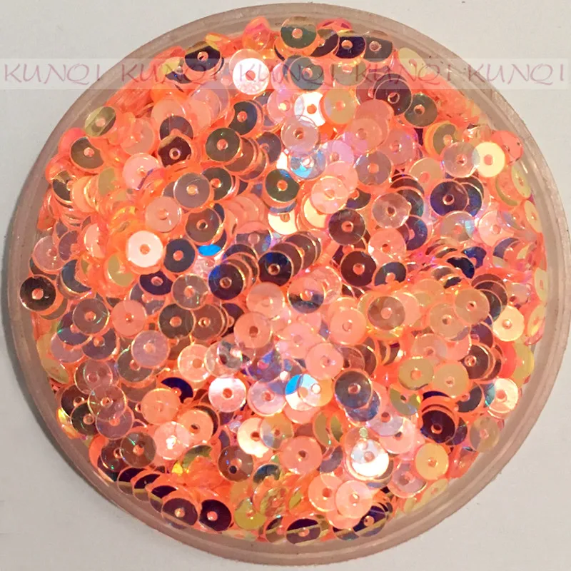 New!! 4mm Flat Round NIce Color Loose Sequin Sewing,Wedding Craft,Women DIY Garment Accessory Transparent Golden Orange
New!! 4mm Flat Round NIce Color Loose Sequin Sewing,Wedding Craft,Women DIY Garment Accessory Transparent Golden Orange