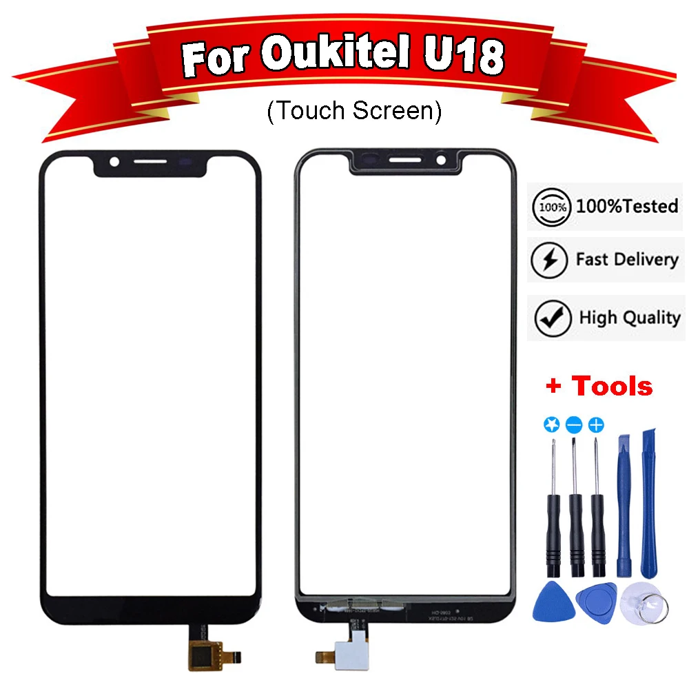 Сенсорная панель для Oukitel U18 5 85 дюйма сенсорная аксессуары сотового телефона с