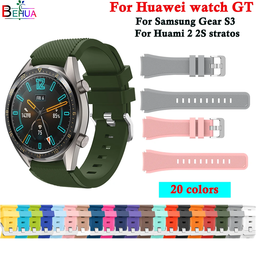 Gear S3 sport watch band For Samsung Galaxy 46mm Frontier/Classic smart watch strap replace wristband bands For Huawei watch GT
Gear S3 sport watch band For Samsung Galaxy 46mm Frontier/Classic smart watch strap replace wristband bands For Huawei watch GT