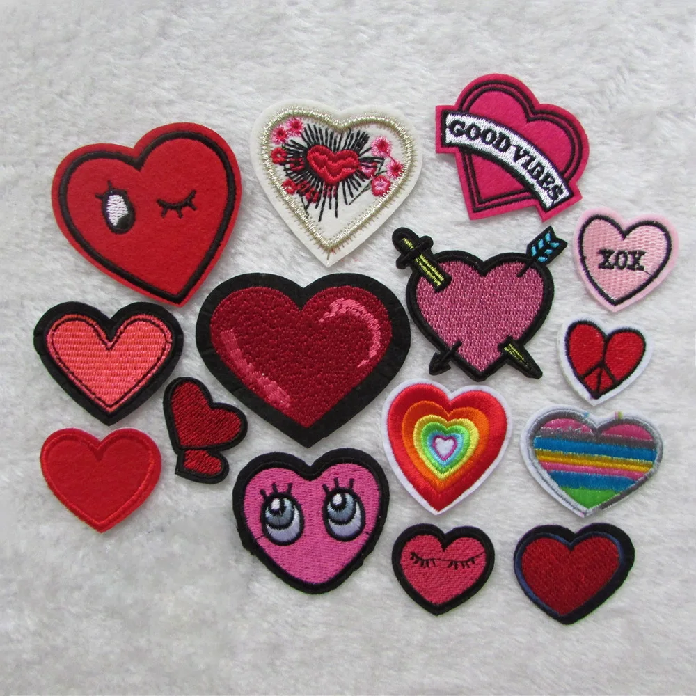 high quality heart cartoon For Clothing Iron On Embroidered Appliques DIY Apparel Accessories Patch For Clothing Fabric Badges
high quality heart cartoon For Clothing Iron On Embroidered Appliques DIY Apparel Accessories Patch For Clothing Fabric Badges