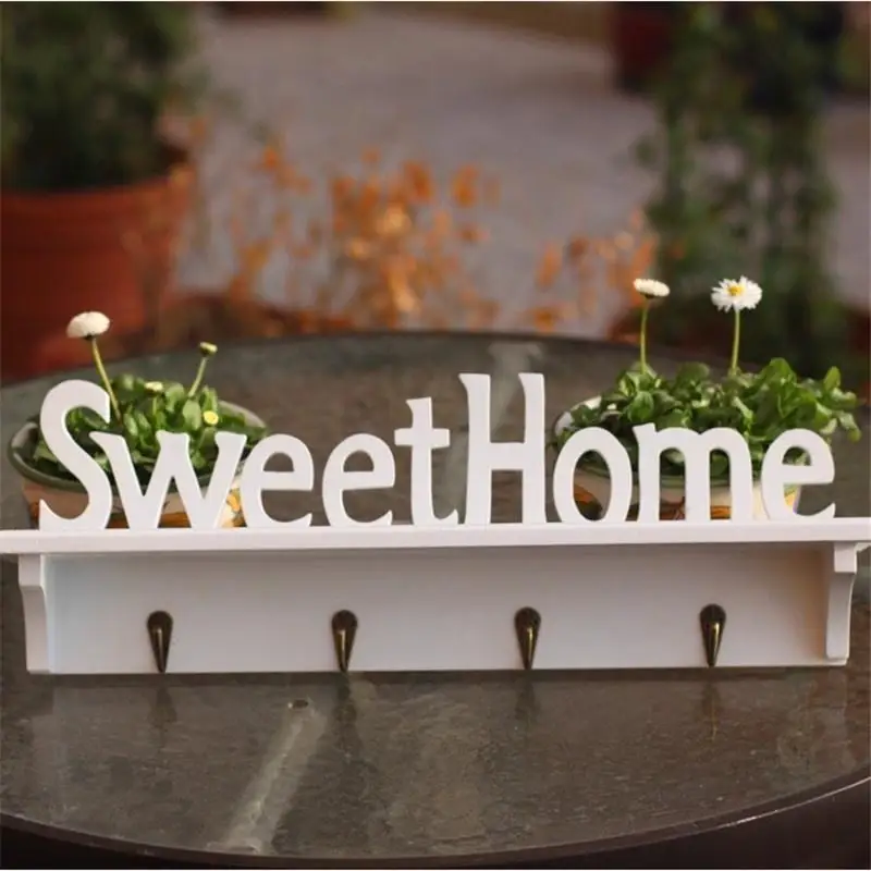 Sweet Home Shelves Hat Key Holders 4 Hooks Wall Mounted Storage Organizer Wall Hanger Home Rack Hanging Hooks Home Decoration D3
Sweet Home Shelves Hat Key Holders 4 Hooks Wall Mounted Storage Organizer Wall Hanger Home Rack Hanging Hooks Home Decoration D3