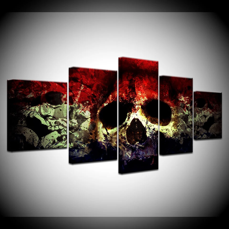 Canvas Painting Burning skull 5 Pieces Wall Art Painting Modular Wallpapers Poster Print for living room Home Decor
Canvas Painting Burning skull 5 Pieces Wall Art Painting Modular Wallpapers Poster Print for living room Home Decor