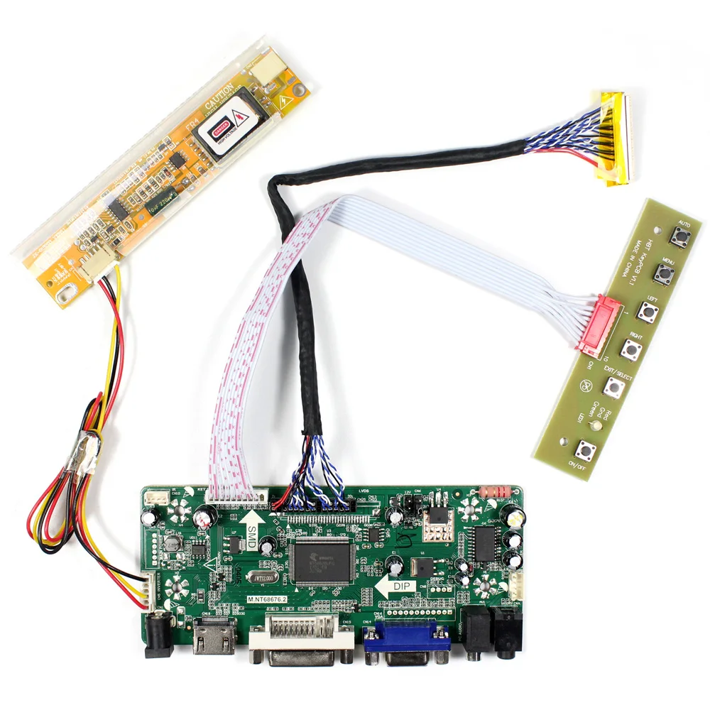 HD MI DVI VGA Audio lcd controller board M.NT68676 work for work for 12.1inch LTD121KM1K 1440x1050 lcd panel
HD MI DVI VGA Audio lcd controller board M.NT68676 work for work for 12.1inch LTD121KM1K 1440x1050 lcd panel