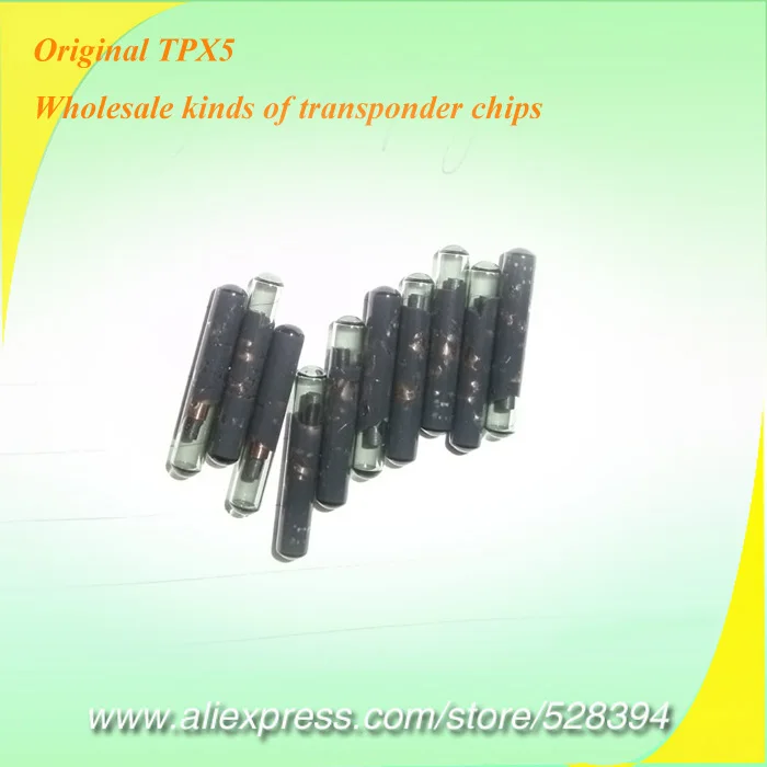 Fast Delivery Original New Glass 10pcs (similar as tpx1+tpx2+tpx4) JMA TPX5 Transponder Chip Cloner
Fast Delivery Original New Glass 10pcs (similar as tpx1+tpx2+tpx4) JMA TPX5 Transponder Chip Cloner