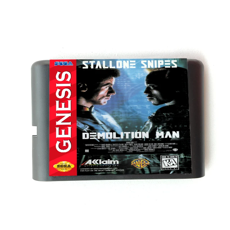 Demolition Man 16 bit MD Memory Card for Sega Mega Drive 2 for SEGA Genesis Megadrive
Demolition Man 16 bit MD Memory Card for Sega Mega Drive 2 for SEGA Genesis Megadrive