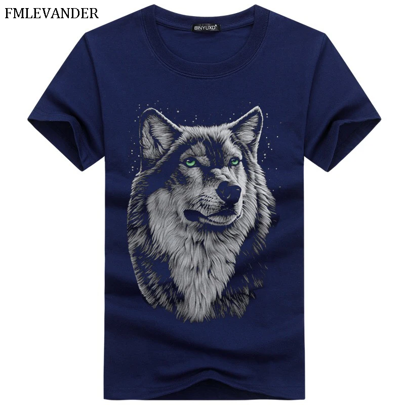 Wolf Print Cotton Short Sleeve t shirt Men Casual Plus 5XL Male Tshirt Tee Shirt Homme
Wolf Print Cotton Short Sleeve t shirt Men Casual Plus 5XL Male Tshirt Tee Shirt Homme