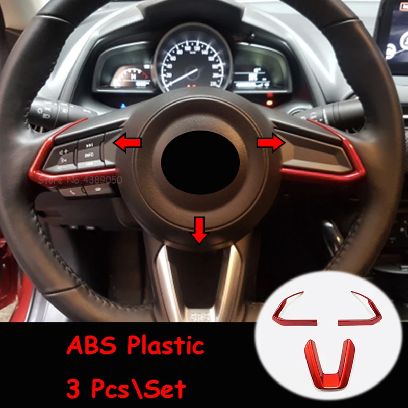 For Mazda 6 Atenza / Mazda CX8 CX-8 2017 2018 ABS Plastic Car Steering wheel Button frame Cover Trim Car styling Accessories
For Mazda 6 Atenza / Mazda CX8 CX-8 2017 2018 ABS Plastic Car Steering wheel Button frame Cover Trim Car styling Accessories
