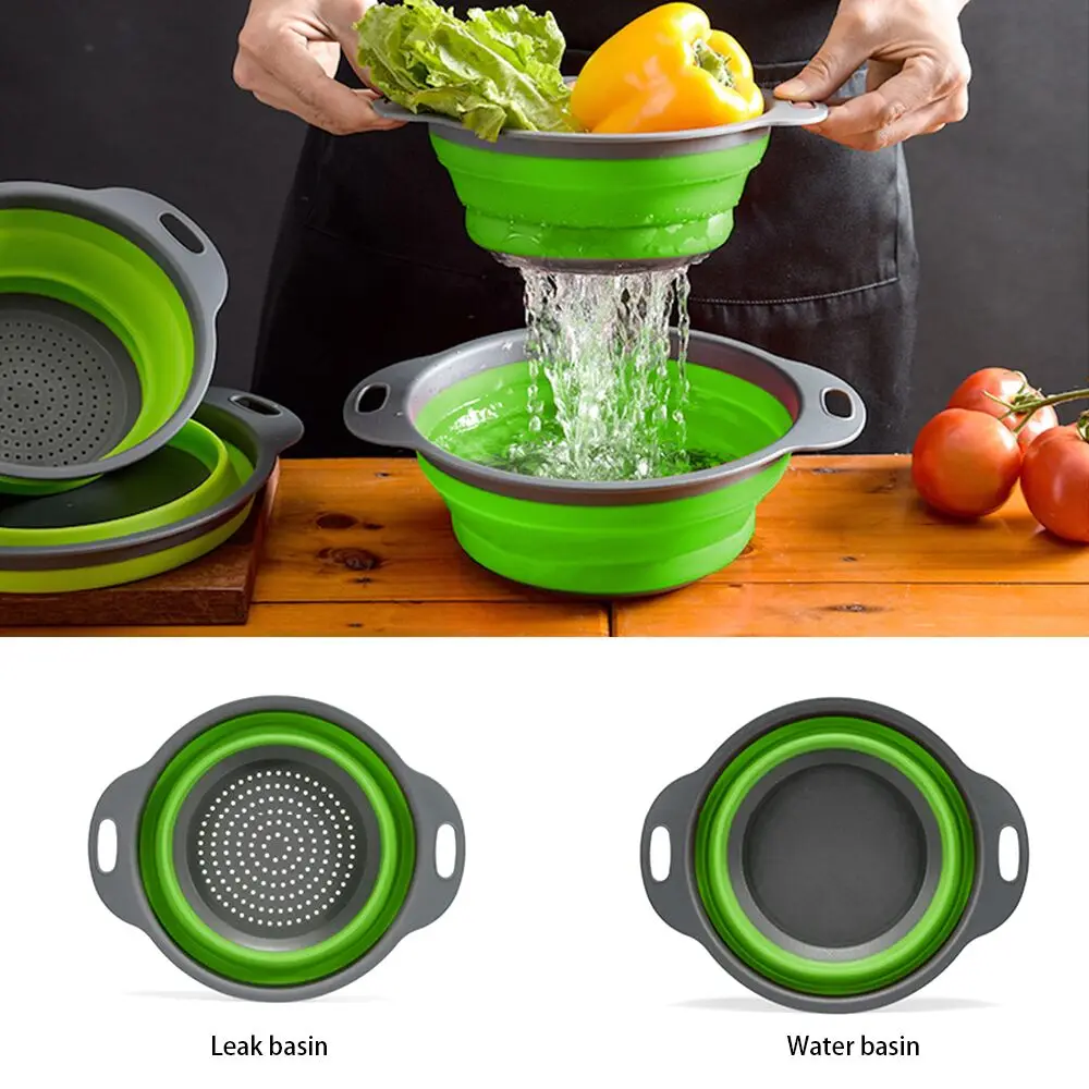 Double Layer Collapsible Washing Fruit Drain Vegetable Basket Round Kitchen Water Filter Basket With Waterlogging Wash Basket
Double Layer Collapsible Washing Fruit Drain Vegetable Basket Round Kitchen Water Filter Basket With Waterlogging Wash Basket