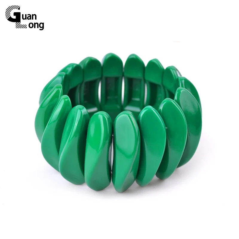 GuanLong New Strand Stretch Acrylic Resin Craft Bracelet Bangle For Women Summer Trendy Bracelets Charms Wide Cuff Gift Jewelry
GuanLong New Strand Stretch Acrylic Resin Craft Bracelet Bangle For Women Summer Trendy Bracelets Charms Wide Cuff Gift Jewelry