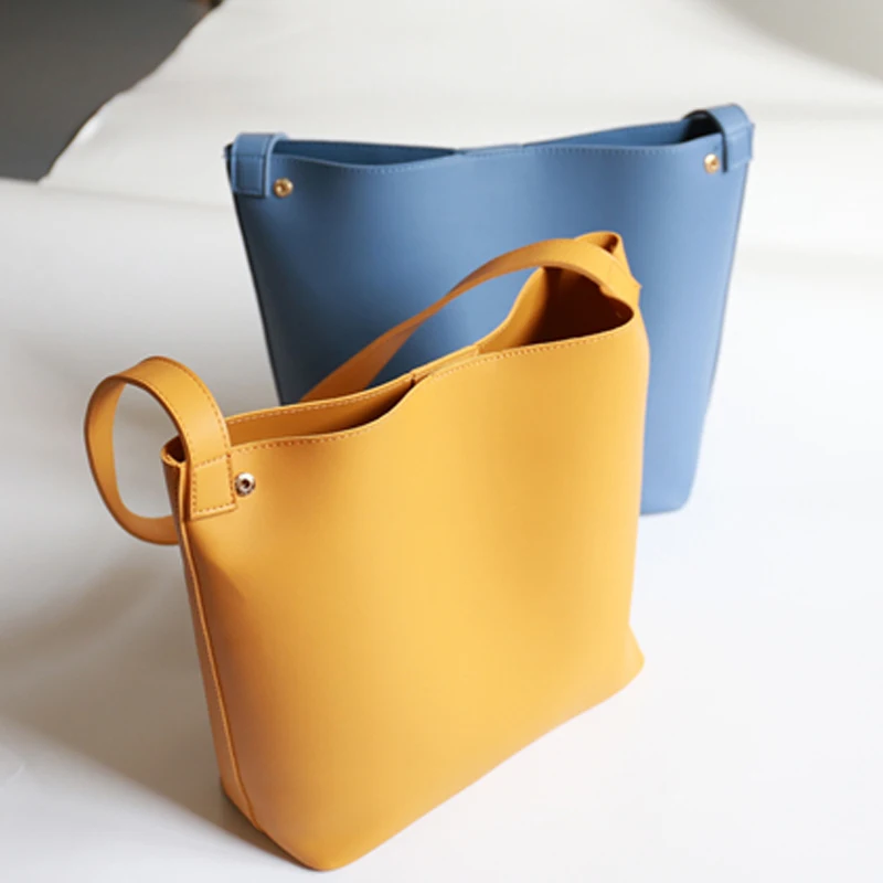 Brand Designer female Simple shoulder Quality PU leather Bucket bag Handbags Large Capacity Shopping Shoulder Bags Bolsa B42-40
Brand Designer female Simple shoulder Quality PU leather Bucket bag Handbags Large Capacity Shopping Shoulder Bags Bolsa B42-40
