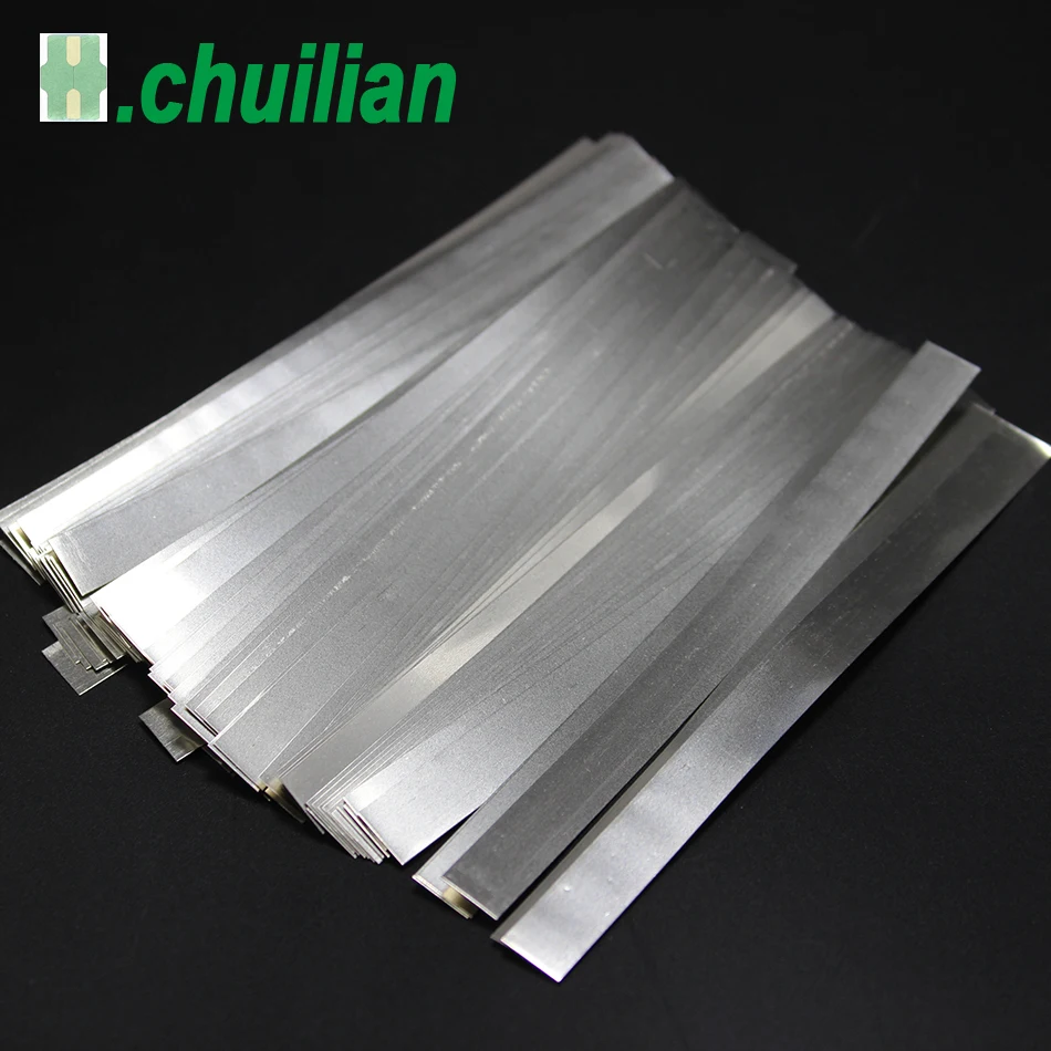 Chuilian 0.2mm Thickness X 100mm 99.96% N6 Pure Nickel Plate Strap Strip Sheets for 18650 Battery Spot Welding Machin
Chuilian 0.2mm Thickness X 100mm 99.96% N6 Pure Nickel Plate Strap Strip Sheets for 18650 Battery Spot Welding Machin