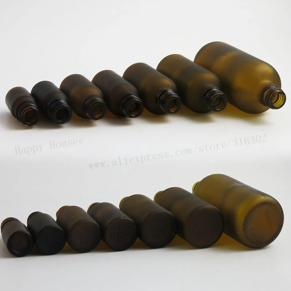 10 x 5ml 10ml 15ml 20ml 30ml 50ml 100ml Essential Oil Frosted Brown Glass Bottle With 4 Colors of Cap For Liquid Reagent Pipette
10 x 5ml 10ml 15ml 20ml 30ml 50ml 100ml Essential Oil Frosted Brown Glass Bottle With 4 Colors of Cap For Liquid Reagent Pipette